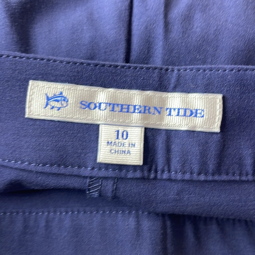 Southern Tide Jourdan Performance Skort Nautical Navy Blue Size 10 - Picture 14 of 16